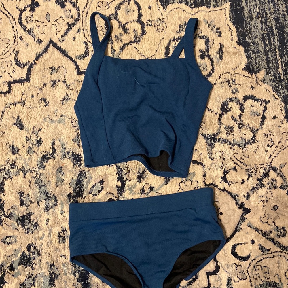 Blue Geode Swimsuit XL